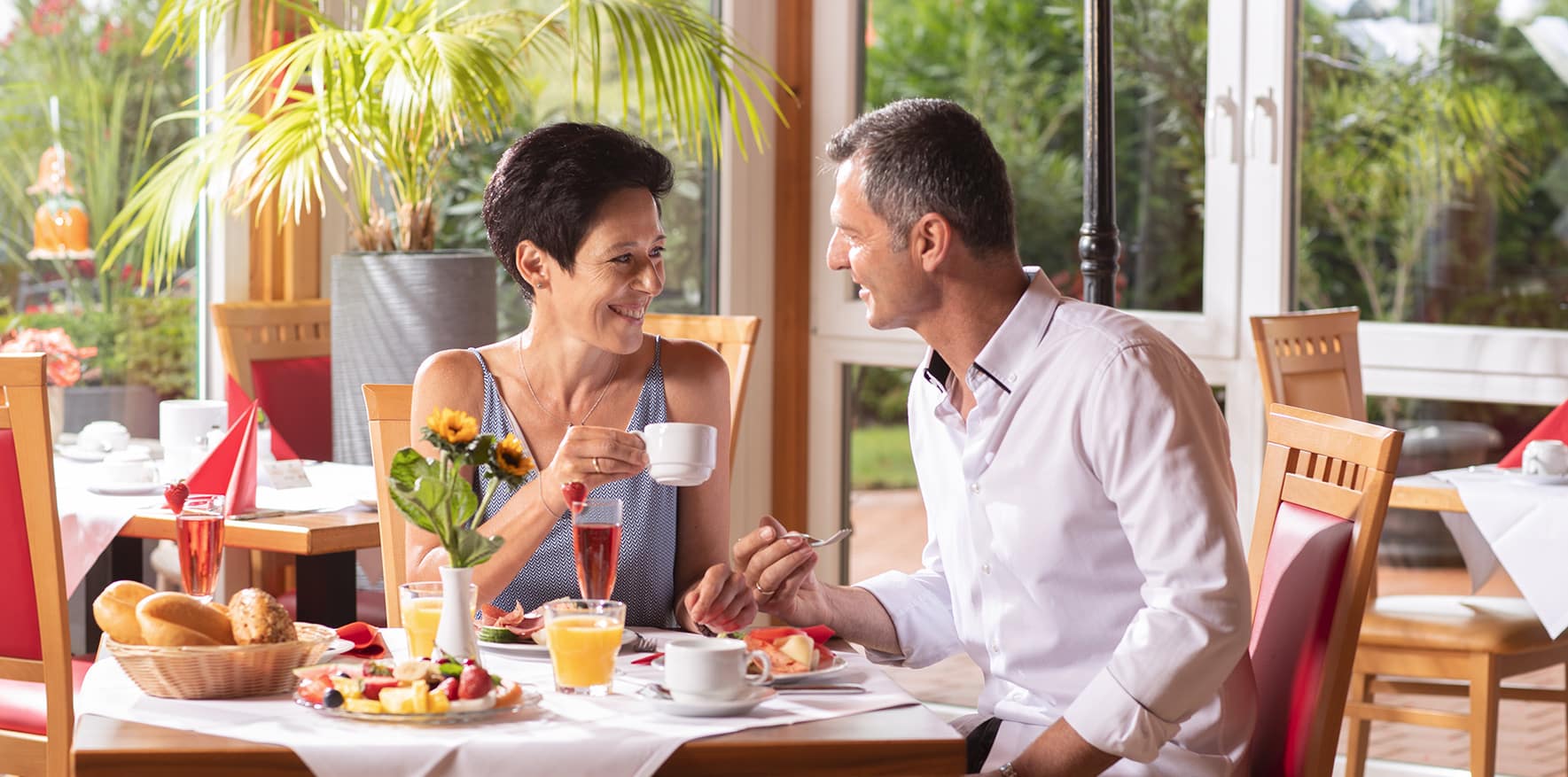 Hotel mit Halbpension und Frühstücksbuffet